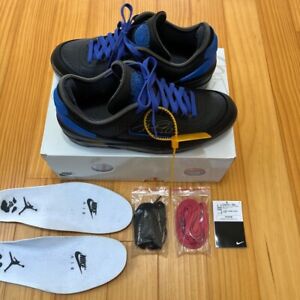 Sz 10 DJ4375-004 Off-White x Nike Air Jordan 2 Low " Varsity Royal" 2021