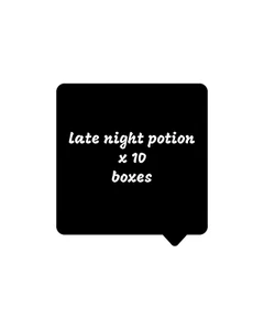 Custom order 10 x late night potion boxes - Picture 1 of 1