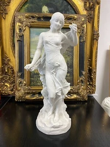 1800/Fein Große Antik Französischer Sevres Stil Bisque Porzellan Statue E.Drouot - Picture 1 of 15