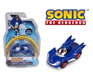NKOK 1:64 SCALE SONIC THE HEDGEHOG SONIC BLUE DIECAST MODEL CAR 6421 - Picture 1 of 4