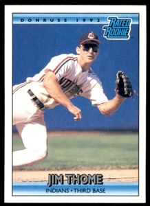 Donruss #406 Jim Thome 1992 novato - Imagen 1 de 2