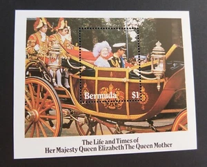 Bermuda 1985 85th Birthday Queen Mother MS MNH UM unmounted mint - Imagen 1 de 1