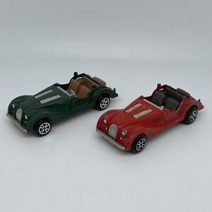 Lot 2 voitures miniatures Majorette Morgan N°261 - 1/50 incomplètes