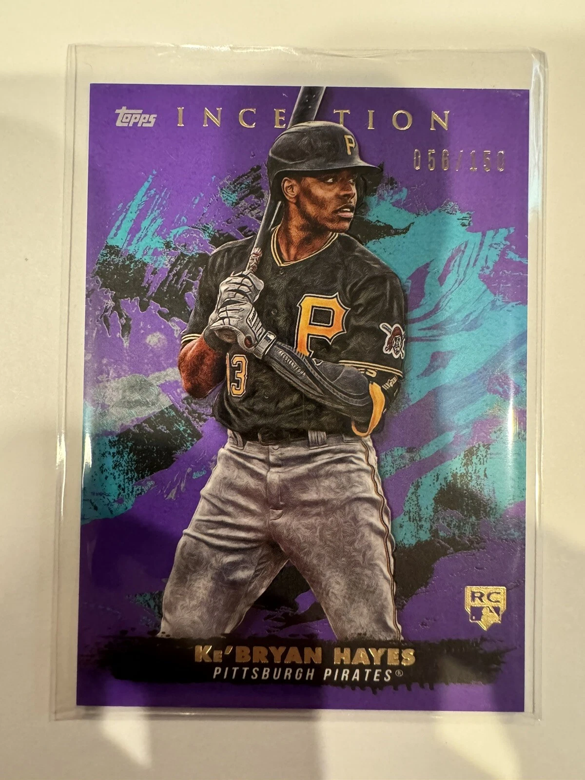 2021 Topps Inception Ke’Bryan Hayes Purple Rookie RC /150 Pittsburgh Pirates