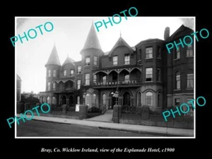 OLD LARGE HISTORIC PHOTO OF BRAY WICKLOW IRELAND THE ESPLANADE HOTEL c1900 - Picture 1 of 1
