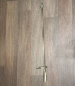 Solid Brass Horse Head Shoe Horn 27” Long - Rare!! Vintage - Picture 1 of 11