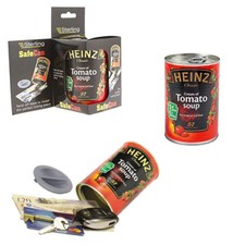 Safecan Heinz Tomato Safe Tin/Key/Stash/Money/Cards/Safety/Sterling Security 