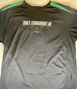 Dale Earnhardt Jr. Hemd Herren 2XL Nascar Schwarz Mikrofaser feuchtigkeitsableitend Kurzarm - Bild 1 von 5