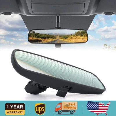 Car Interior Rear View Mirror For 1976-2012 Jeep Wrangler CJ YJ TJ JK 963212DR0A - Image 1 of 4