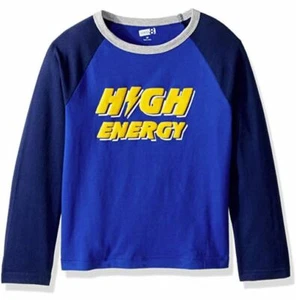 Crazy 8 Boys' Toddler Long-Sleeve Raglan Tee, Energy Maritime, 12-18 mo - Picture 1 of 1