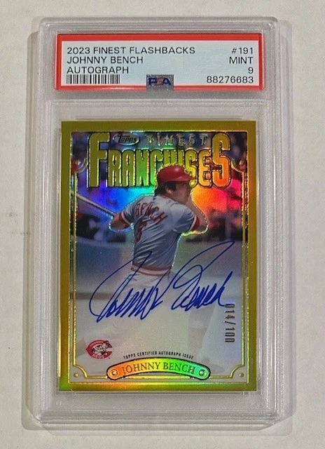 MLB Johnny Bench 100枚限定直筆サインカード MLB Johnny Bench 100枚限定直筆サインカード Johnny bench card