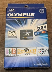 Olympus 2GB xD-Picture Card. Type M FOR FINEPIX / OLYMPUS With Cardholder  - Picture 1 of 4