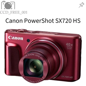 Canon PowerShot SX720 HS Digital Camera 20.2MP 40x Optical Zoom Time Lapse Red - Picture 1 of 12