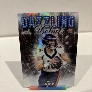 2024 Topps Chrome Football Bo Nix Dazzling Debuts CASE HIT #DD-6 Broncos - Picture 1 of 2