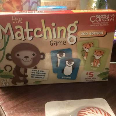 The Matching Game Zoo Addition Kohl’s Cares NEW - Image 1 of 3