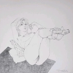 GIOVANNA CASOTTO Disegno 03 Firmato In Originale Dal Portfolio Num. "LIBRO NERO" - Foto 1 di 13