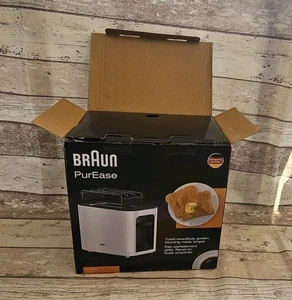 Braun PurEase Toaster HT 3110, 1000 W, Schwarz, 2 Scheiben, 7 Stufen - Bild 1 von 4