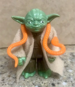 Vintage 1980 Kenner Star Wars Yoda Action Figure Orange Snake & Robe Hong Kong - Picture 1 of 5
