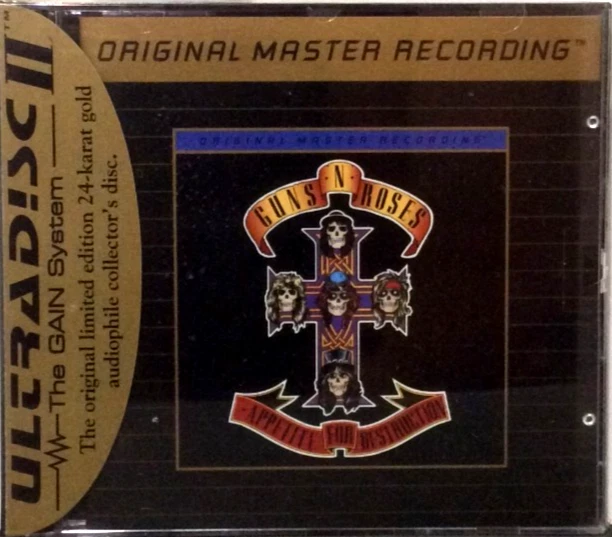 Guns N' Roses - Appetite For Destruction  MFSL CD (24kt Gold CD, Remastered) Foto 1 de 2