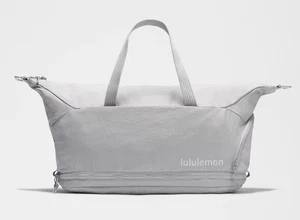Lululemon 3-in-1 Gym Duffle Bag 30L Silver Drop Grey - BNWT - RRP £148 - Picture 1 of 17