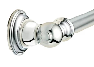 MOEN Kingsley 12 pulgadas x 1-1/4 pulg. Barra de agarre de tornillo oculta en cromo (B63) - Imagen 1 de 4