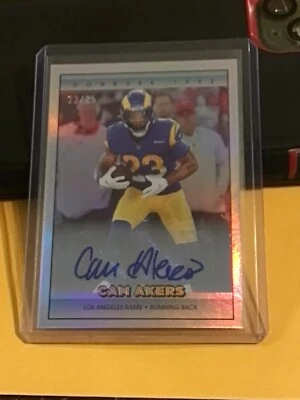 Cam Akers 2022 Donruss SSP NFL Retro 1992 Auto Redemption  #/25 Rams +3 Bonus - Image 1 of 4
