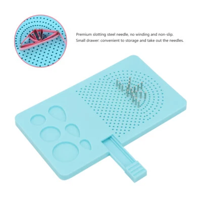 Paper Quilling Board With Pins Grid Guide Crafting Winder DIY Handmade Tool - Image 1 of 4