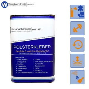 Polsterkleber Schaumstoffkleber Kontaktkleber Textilkleber Lederkleber 1000 ml - Bild 1 von 7