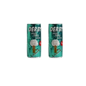 Espuma de Afeitar 2 x NUEVA BARRA DE JABÓN DE AFEITAR DERBY 75g Crema de Afeitar Viaje/Turquía - Imagen 1 de 1