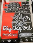 Vintage 1996 Big Day Out Promotional Poster, Official Original Sampler Poster