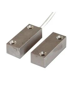 403-AG CONTATTO MAGNETICO IN METALLO COLORE ALLUMINIO A VISTA ALLARME COOPER CSA - Picture 1 of 1