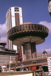 #SL80- b Old 35mm Slide Photo- Interesting City Building- 1974