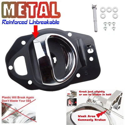 Manija de puerta interior cromada para Chevrolet HHR 2006-11 con herramienta conductor izquierdo HI0002LH-T Foto 1 de 4