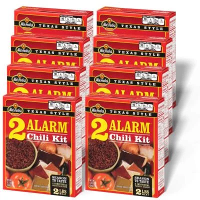 Wick Fowler's 2 Alarm Chili Kit Authentic Texas Style Seasoning Pack of 8