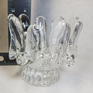 VTG Goran Warff Kosta Boda Sunflower Glass Tea Light Holder Perfect Condition!!! - Foto 1 di 12