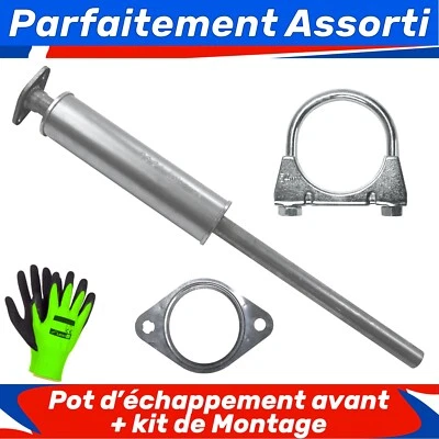 Silencieux avant pour Ford Focus 2 II MK2 1.4 1.6 (2004-07/2011) - Photo 1/3