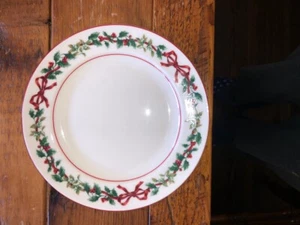 NIB Ross Simons Holiday Garland Salad Dessert Plates Set of 4 - Picture 1 of 4