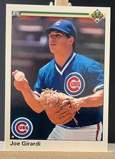 JOE GIRARDI - 1990 Upper Deck Baseball Card #304 Chicago Cubs - Pack Fresh!
