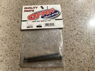 Quality Parts OFNA Racing 30070 Front Half Shafts (2pc) ~ NIP NOS RC Part - Image 1 of 2