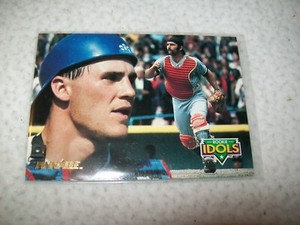 1992 PINNACLE ROOKIE IDOLS TODD HUNDLEY & THURMAN MUNSON #10 YANKEES METS