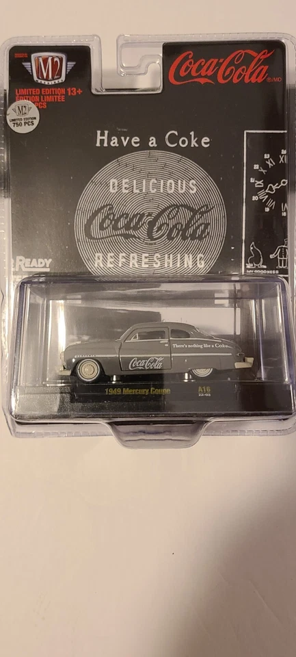 M2 Machines 1:64 Coca-Cola Set of 3 Diecast Vehicles - 52500-RW03