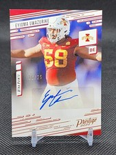 EYIOMA UWAZURIKE 🏈 2022 Panini Chronicles Draft Picks Prestige Auto #PX-EUW /25