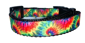 Helles Batik Haustierhalsband, 3/4 Zoll Breite verstellbar süß Hundehalsband - Bild 1 von 5