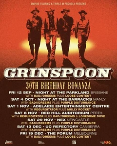 Grinspoon -30th Birthday Bonanza Poster, 2025 Poster - Picture 1 of 2
