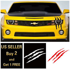 15.8" Monster Claw Scratch Scar Decal Reflective Sticker for Car Headlight Decor