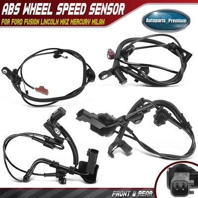4x Front & Rear ABS Wheel Speed Sensor for Ford Fusion Mercury Milan Lincoln AWD - Image 1 of 4