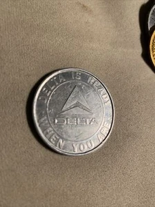 Delta First Non Stop Atlanta To Las Vegas Doubloon mardi gras New Orleans - Picture 1 of 2