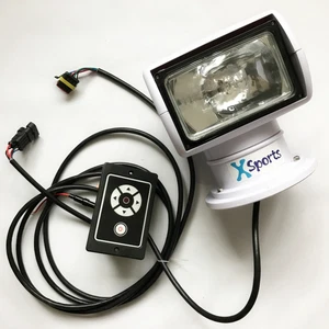 12V 100W Remote Control Spotlight - Marine, Truck, Car, Off-Road Searchlight - Picture 1 of 5