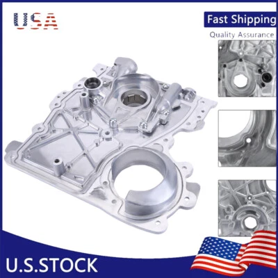 Engine Timing Chain Cover w/ Oil Pump for Chevy Colorado GMC Canyon Buick Isuzu Foto 1 de 4