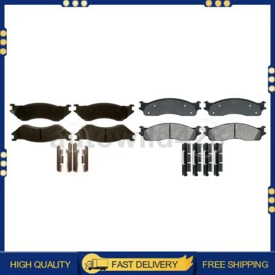 Front Rear Brake Pads Set of 2X Sets For Dodge Ram 3500 Van AWD 5.2L 2003 Foto 1 de 4